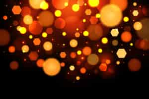 Free vector realistic bokeh background