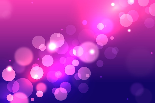 Free vector realistic bokeh background