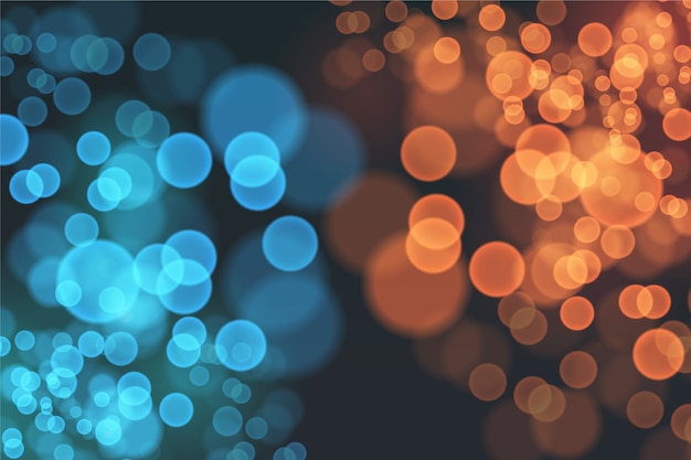 Free vector realistic bokeh background