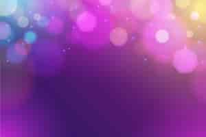 Free vector realistic bokeh background