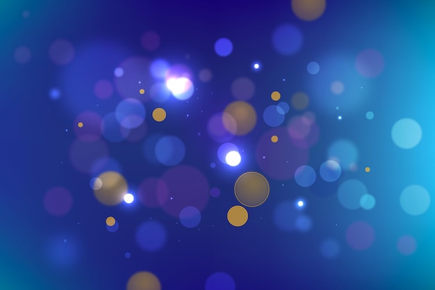 Free vector realistic bokeh background