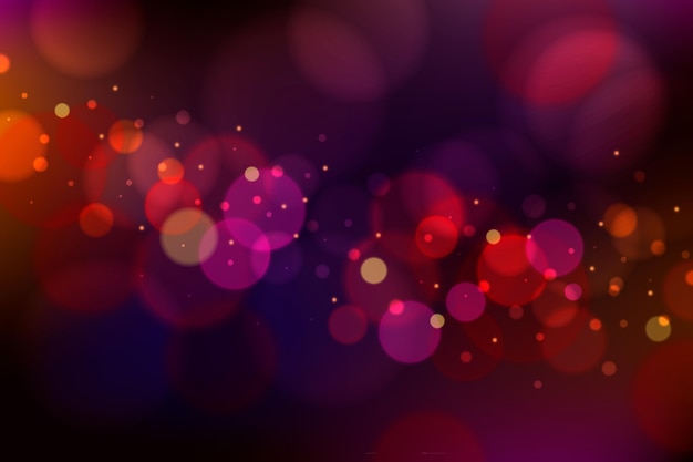 Free vector realistic bokeh background