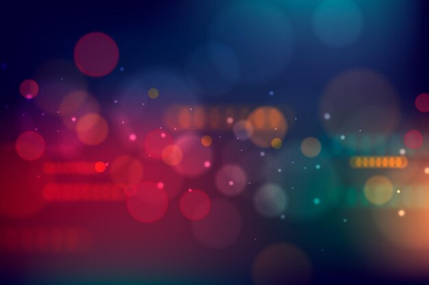 Realistic bokeh background