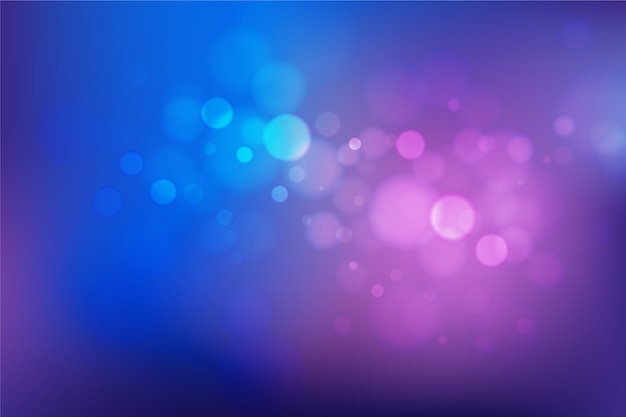 Free vector realistic bokeh background