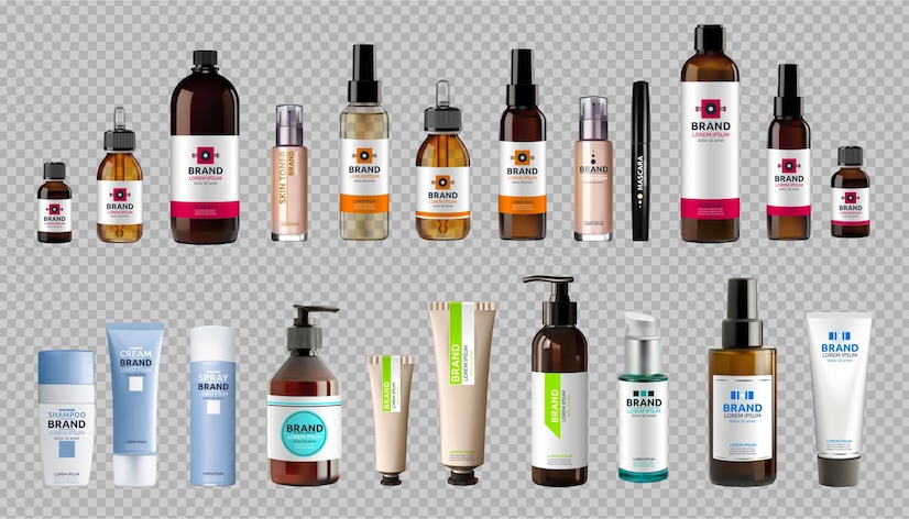  Realistic bottles mockup Premium Vector