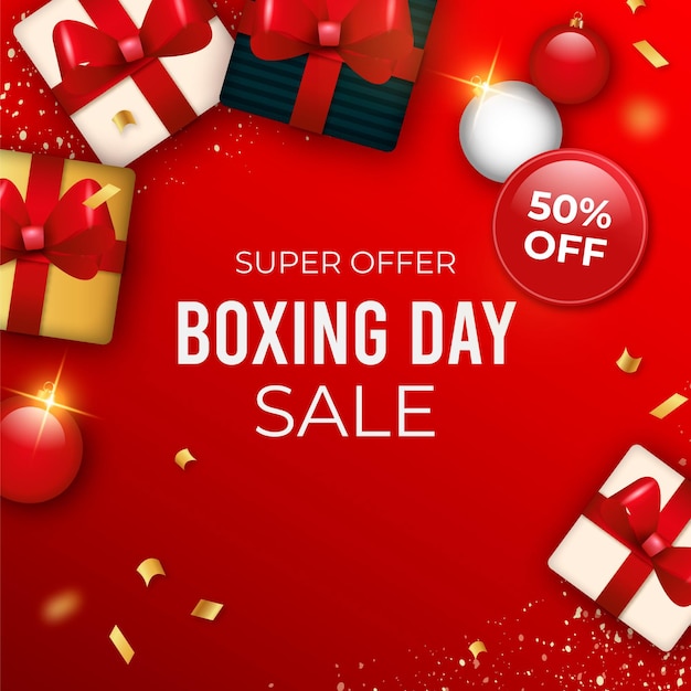 Realistic boxing day sale