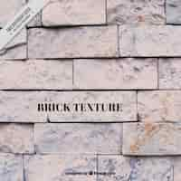 Free vector realistic bricks texture