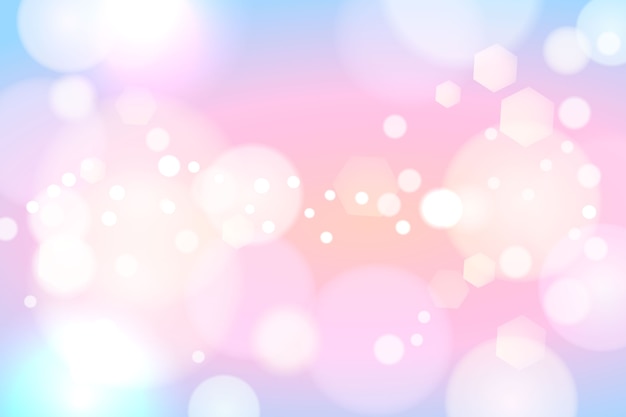 Free vector realistic bright bokeh background