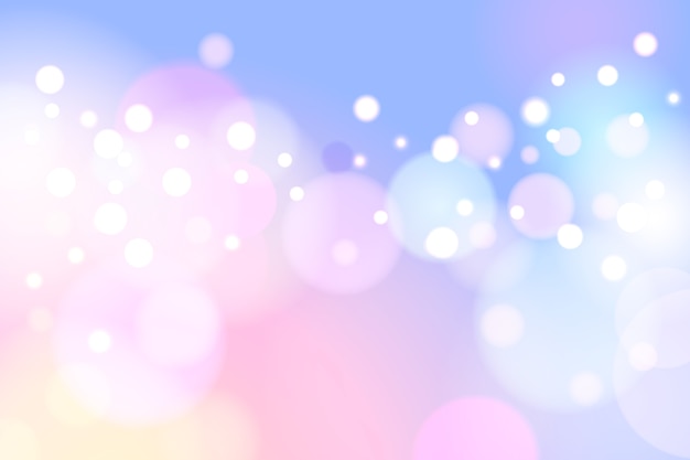 Free vector realistic bright bokeh background