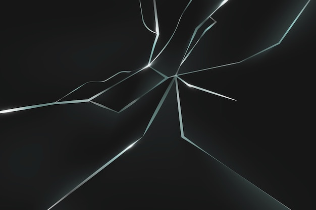 Free vector realistic broken glass effect background