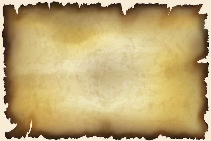 Free Vector realistic burned paper texture with blank space