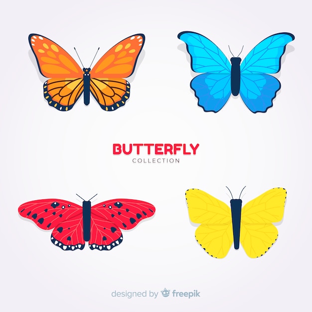 Realistic butterfly pack