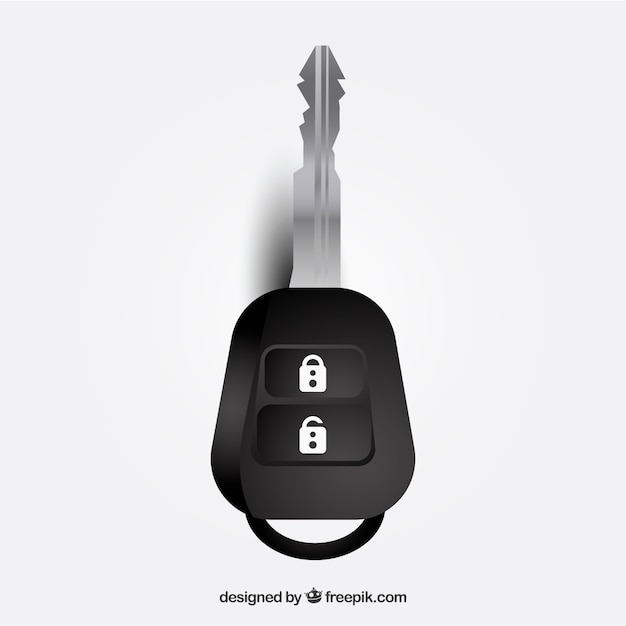 Realistic car key