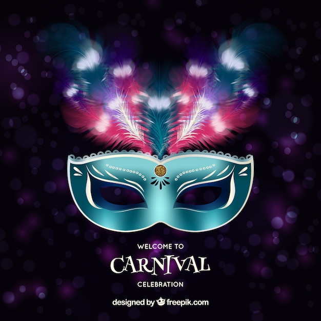 Realistic carnival background