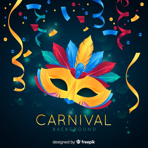 Realistic carnival background