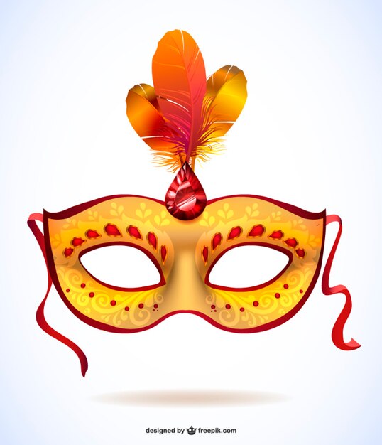 realistic carnival mask
