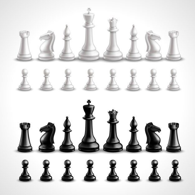Realistic Chess Figures
