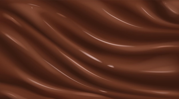 Реалистичный шоколадный фон