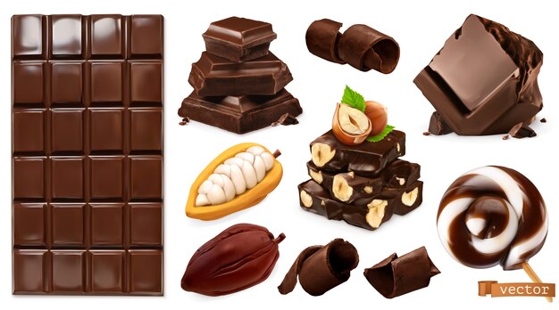 チョコレート 画像 無料のベクター ストックフォト Psd