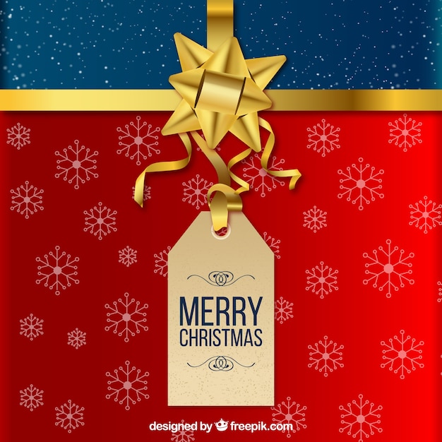 Free vector realistic christmas design