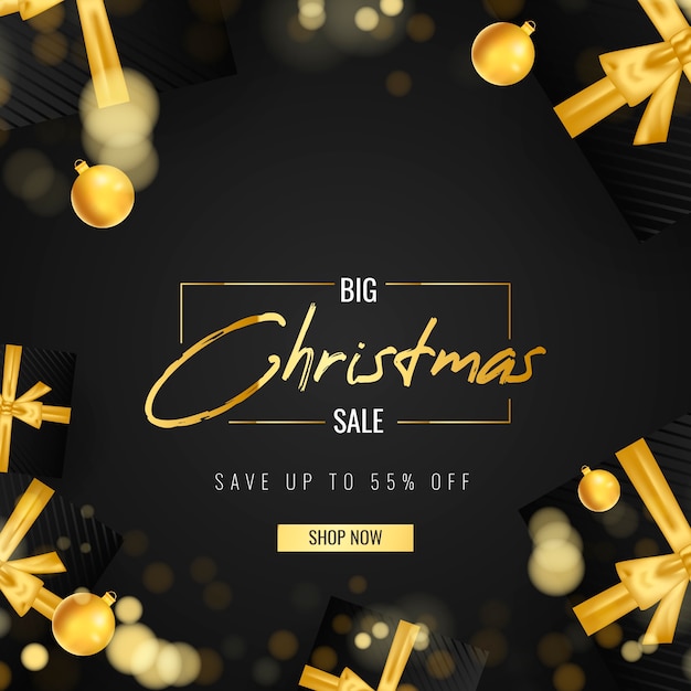 Realistic christmas sale