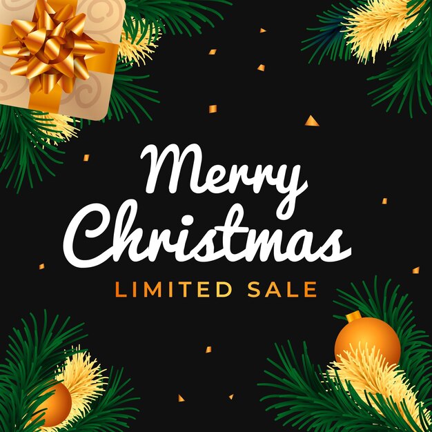 Realistic christmas sale