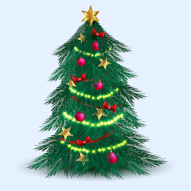 Реалистичная рождественская елка