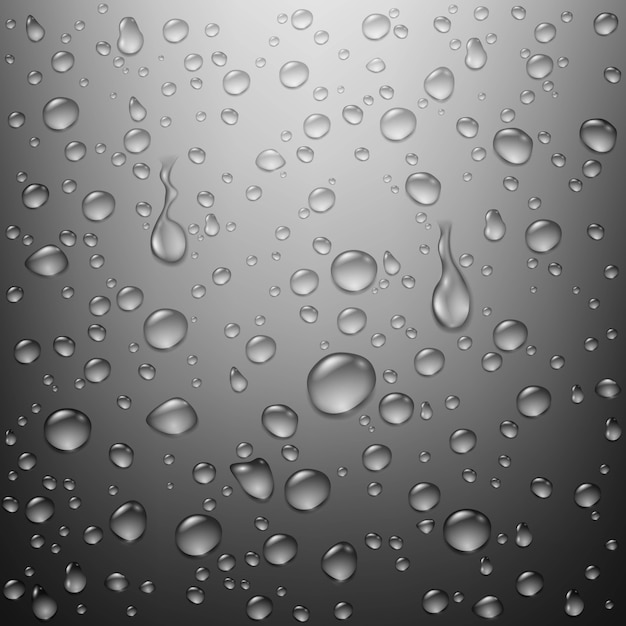 Realistic Clean Water Drops texture background