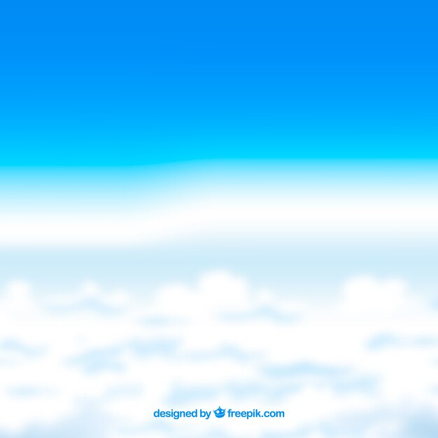 Realistic cloudy sky background