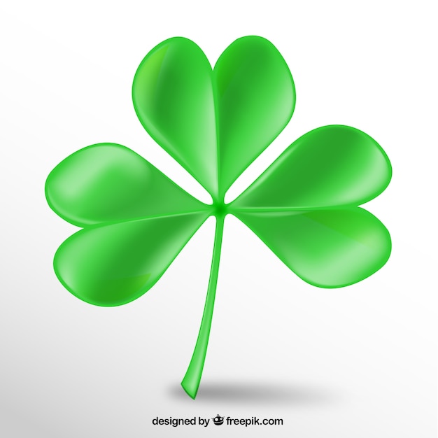 Free vector realistic clover