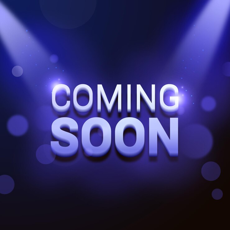 Free Vector realistic coming soon background