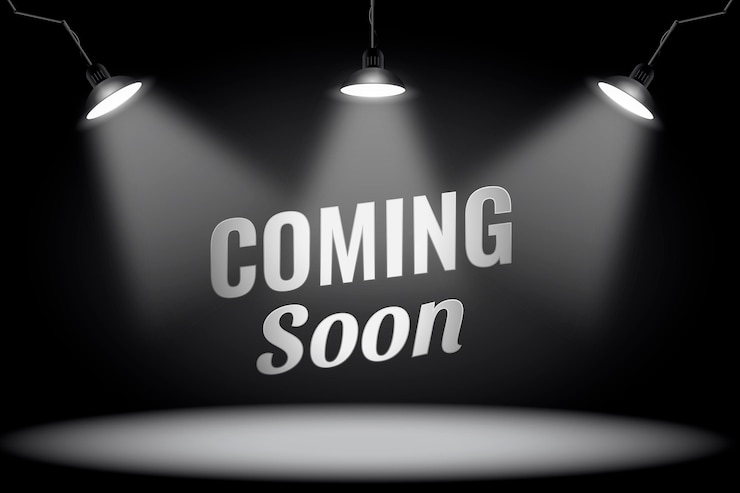 Free Vector realistic coming soon background