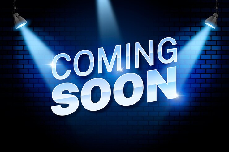 Free Vector realistic coming soon background