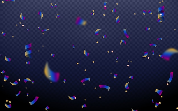 Free vector realistic confetti background