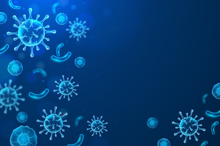 Free Vector realistic coronavirus background
