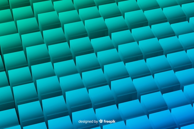 Free vector realistic cubes floor background