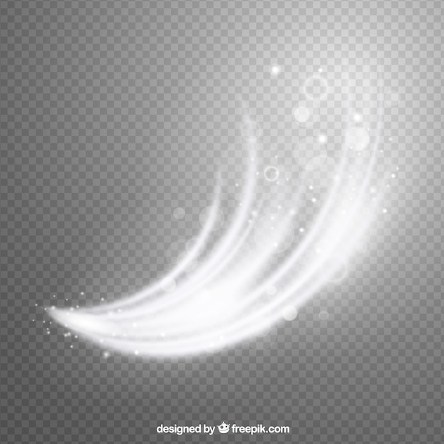 Realistic curve light effect background