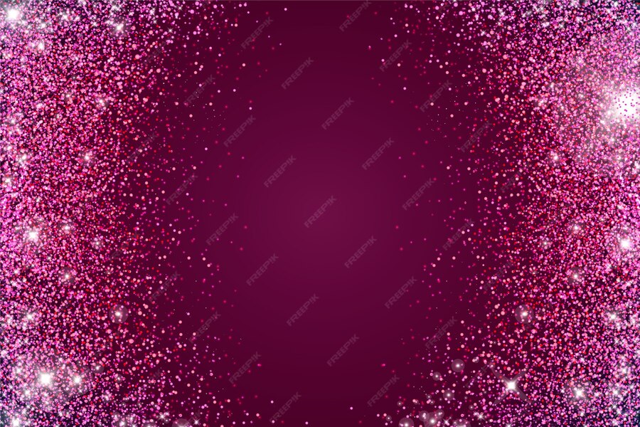 Free Vector | Realistic dark pink glitter background