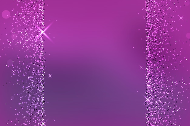 Free vector realistic dark pink glitter background