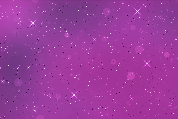 Бесплатное векторное изображение Реалистичный темно-розовый фон с блестками