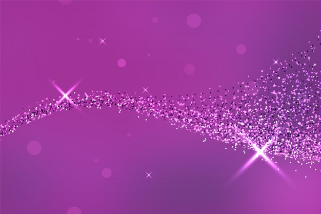 Free Vector | Realistic dark pink glitter background
