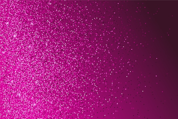 Vettore gratuito sfondo glitter rosa scuro realistico