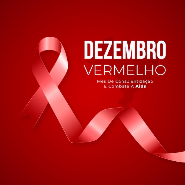 Realistic dezembro vermelho illustration