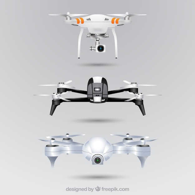 Realistic drone set