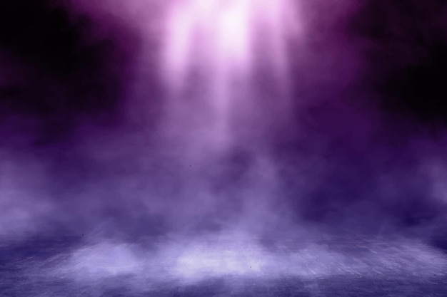 Бесплатное векторное изображение Реалистичный динамический фон тумана