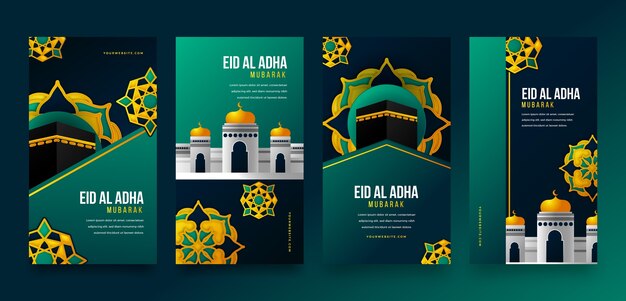 Realistic eid al-adha instagram stories collection