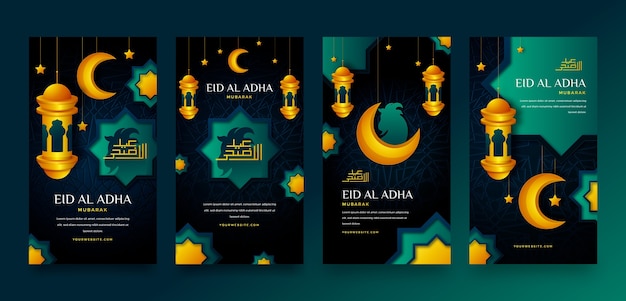 Realistic eid al-adha instagram stories collection