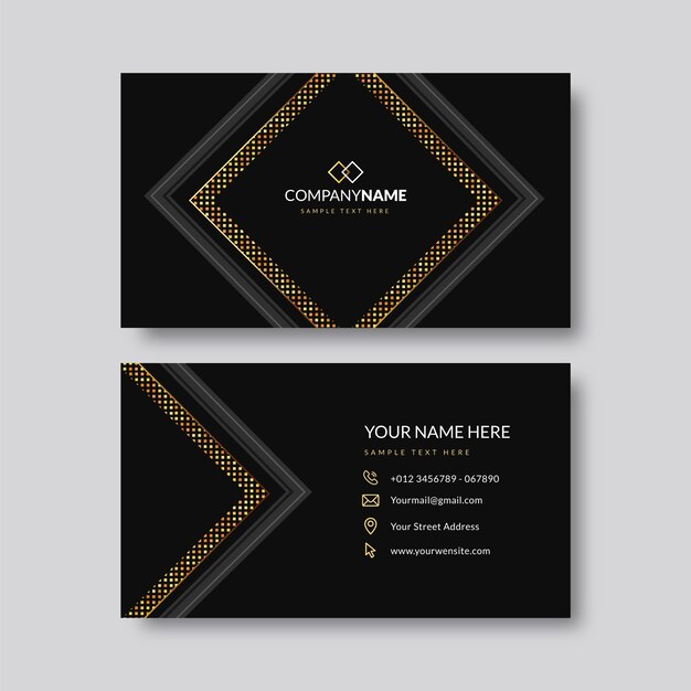 realistic elegant business card