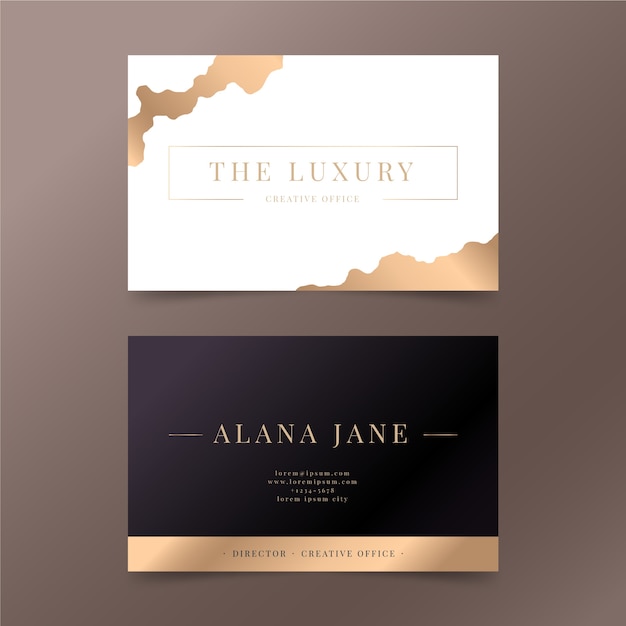 realistic elegant business card