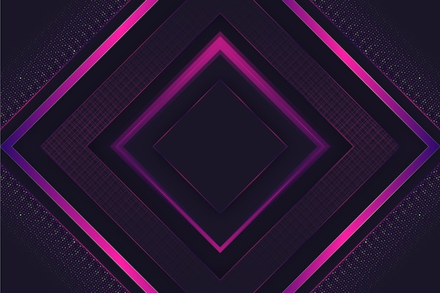 Free vector realistic elegant geometric shapes wallpaper